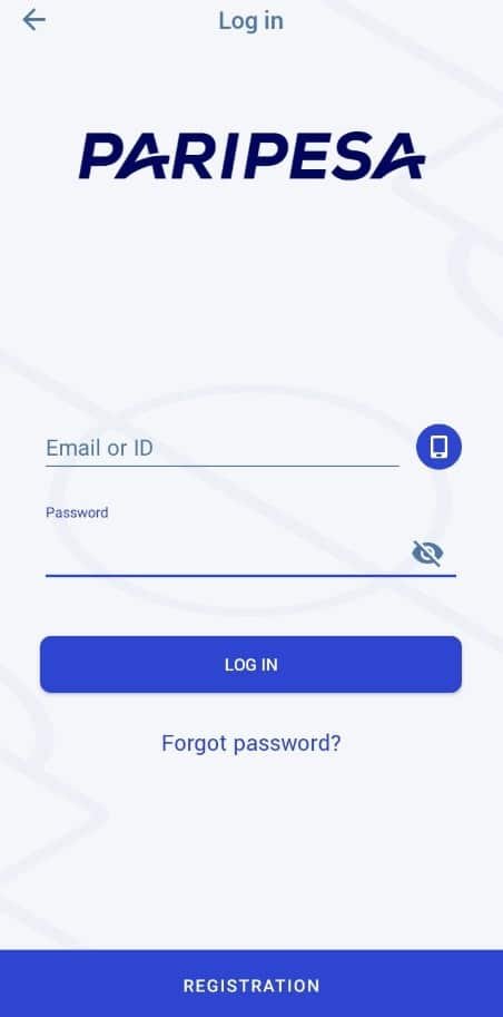 PariPesa app login