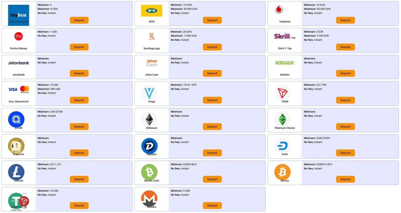 paripesa deposit ghana